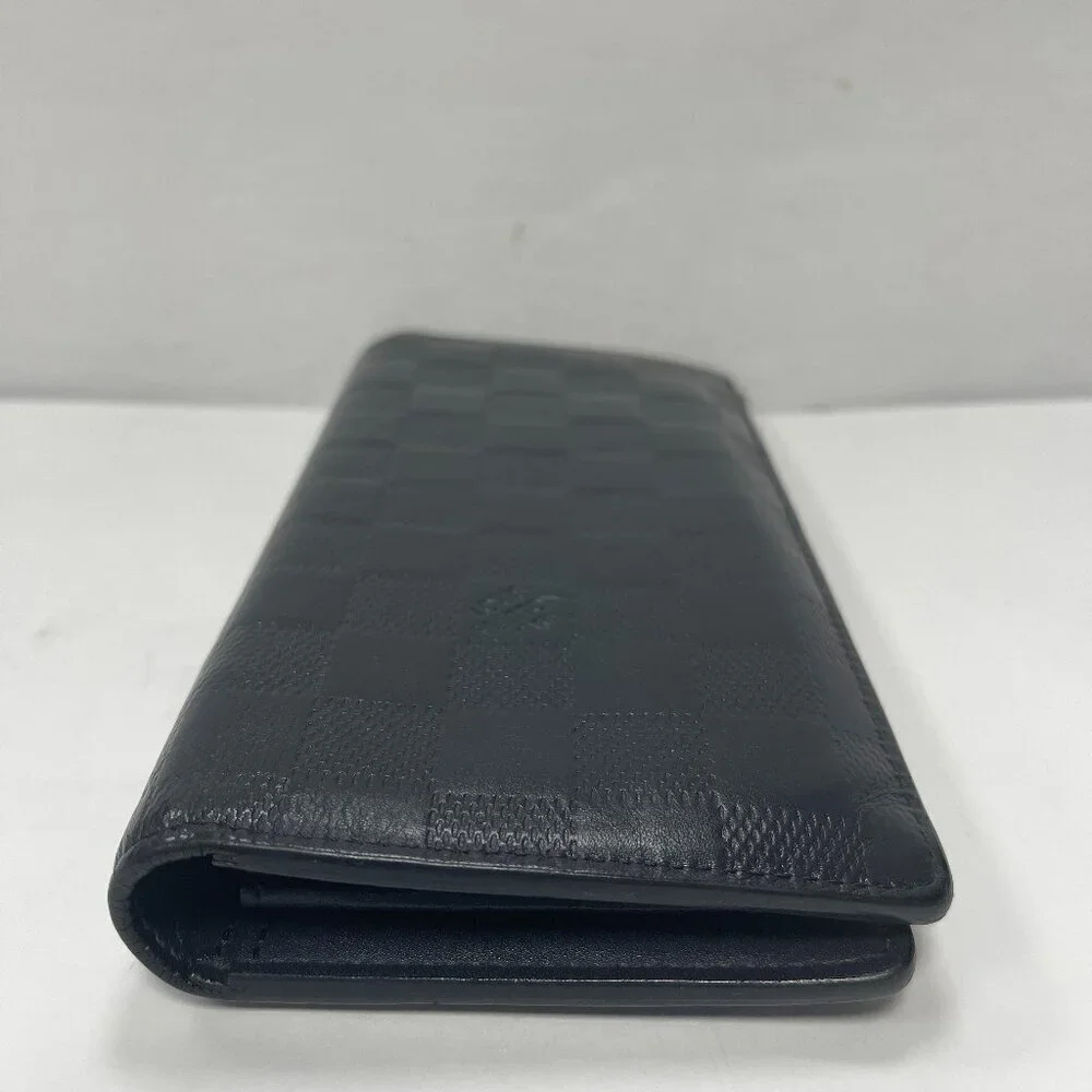 LOUIS VUITTON Damier Infini Portefeuille Bifold Wallet - Black - Preowned